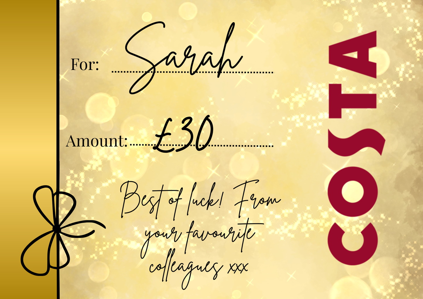 Gift Voucher Surprise Custom Puzzle