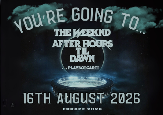 The Weeknd Event Ticket Custom Puzzle