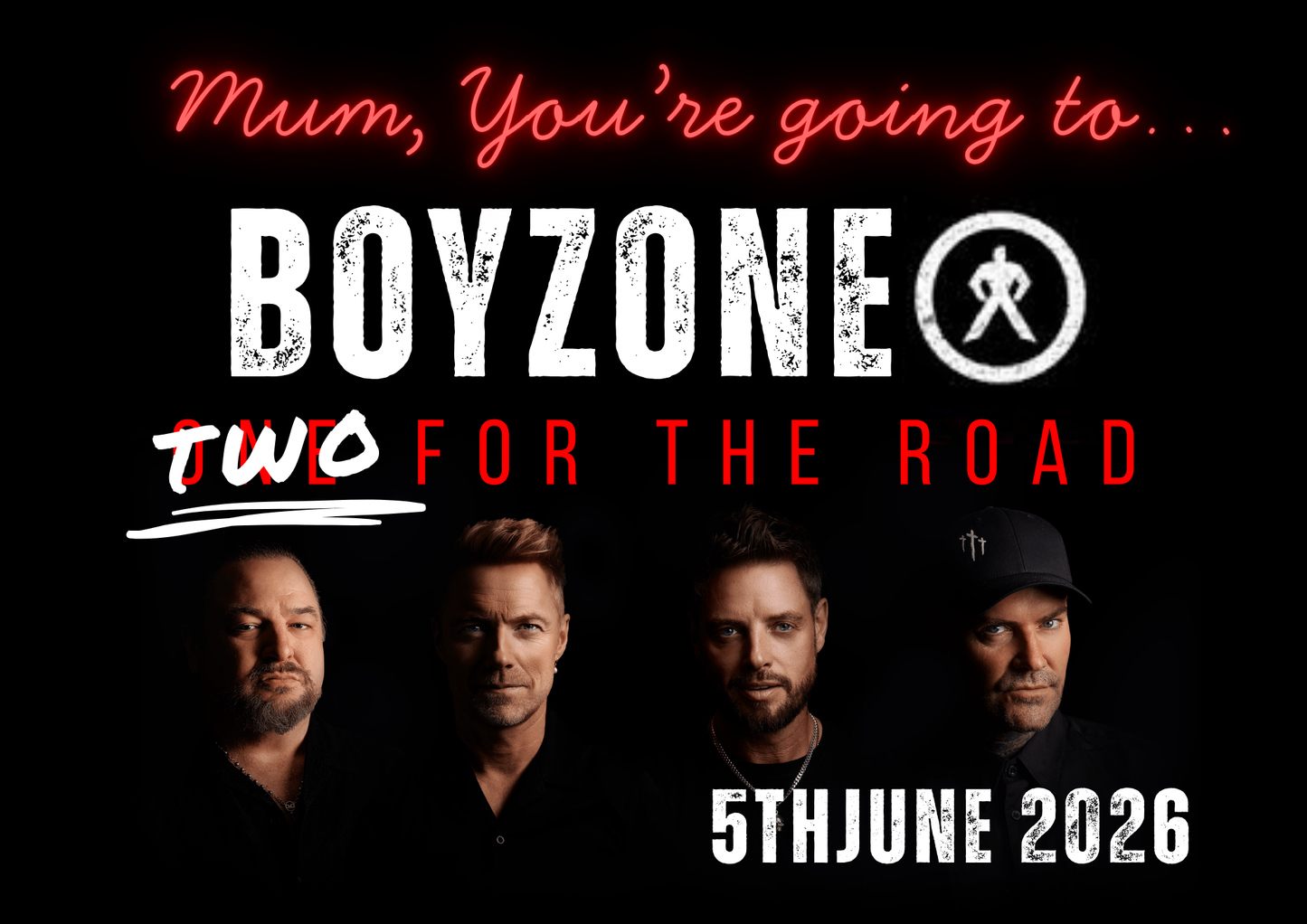 BoyZone - Event Ticket Reveal Custom Puzzle
