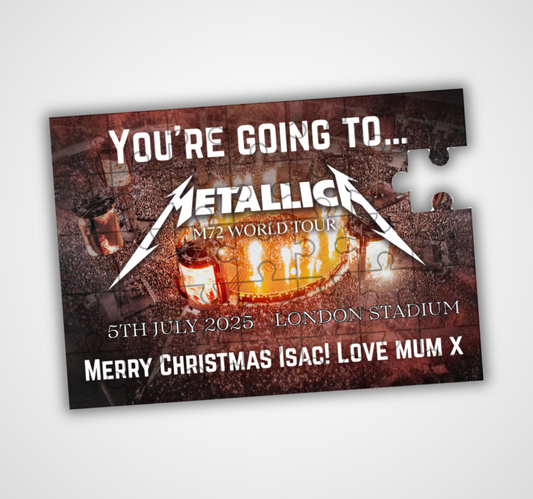 METALLICA: M72 World Tour - Event Ticket Reveal Custom Puzzle