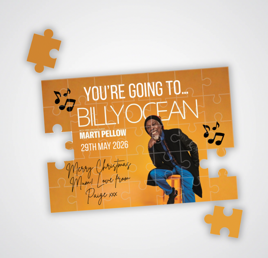 Billy Ocean Tour - Event Ticket Reveal Custom Puzzle