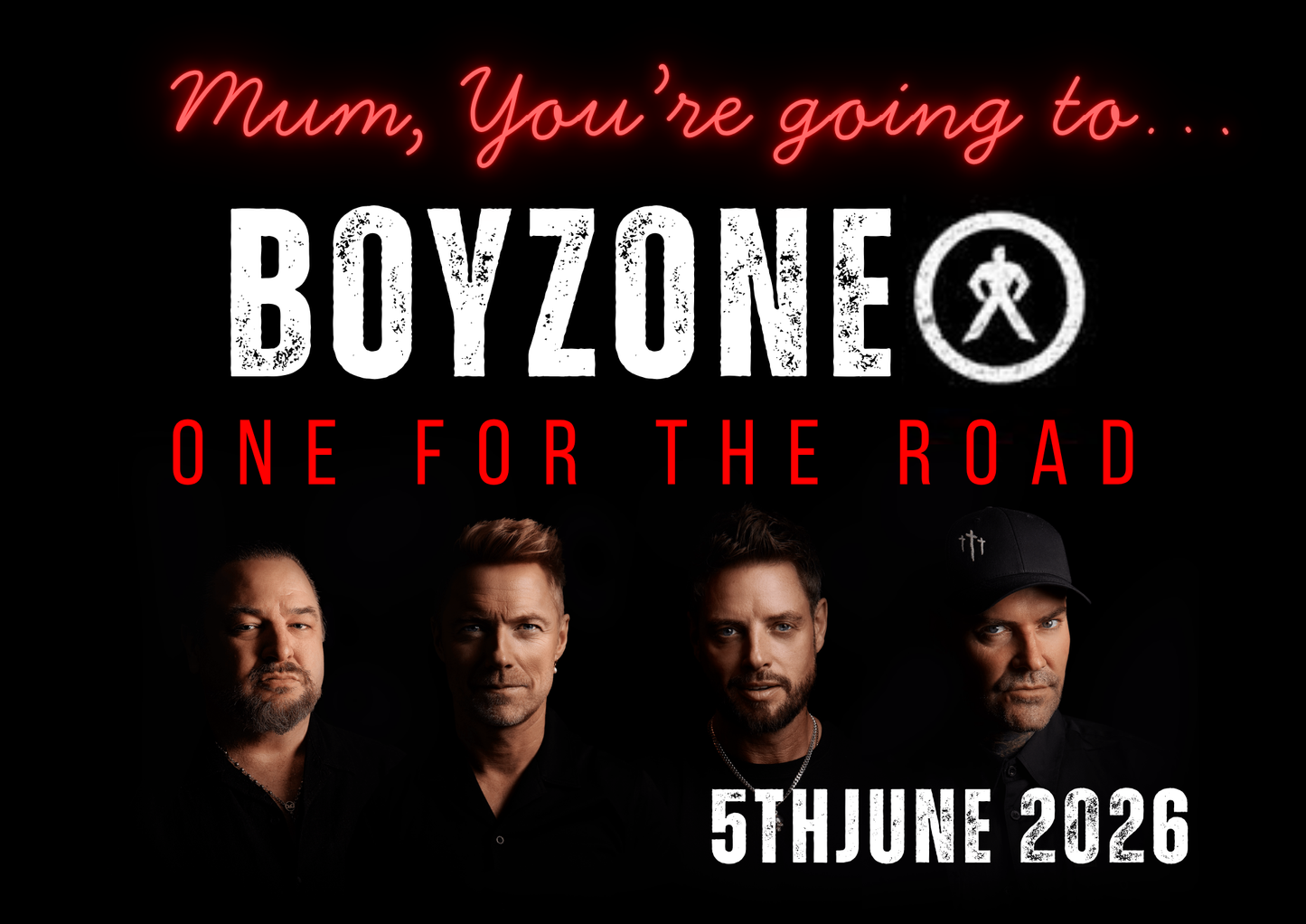 BoyZone - Event Ticket Reveal Custom Puzzle