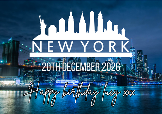 Newyork City Surprise Holiday Custom Puzzle