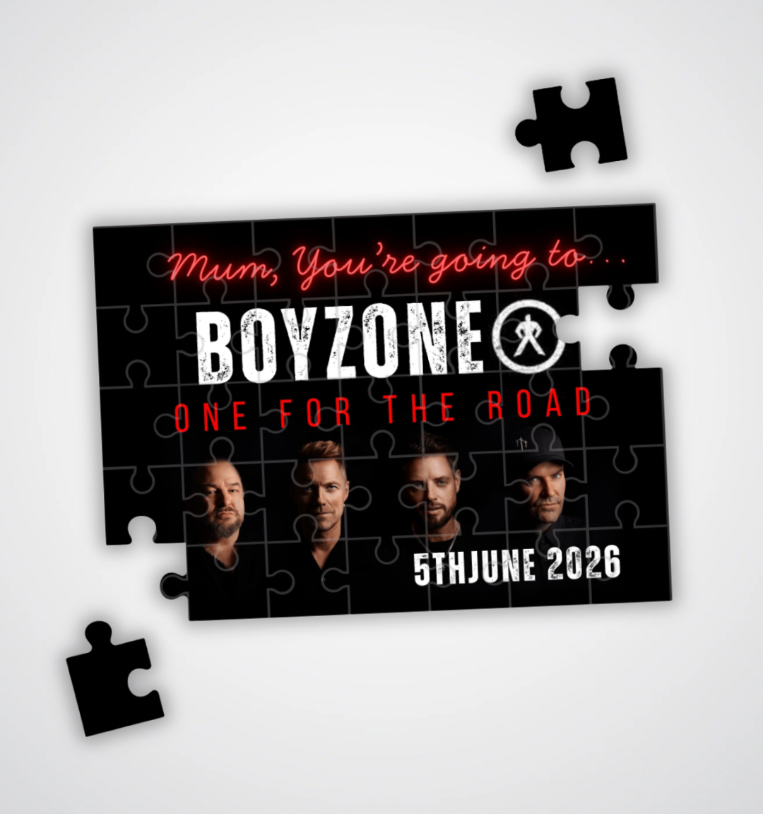 BoyZone - Event Ticket Reveal Custom Puzzle