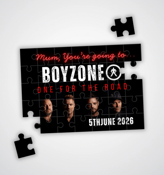 BoyZone - Event Ticket Reveal Custom Puzzle
