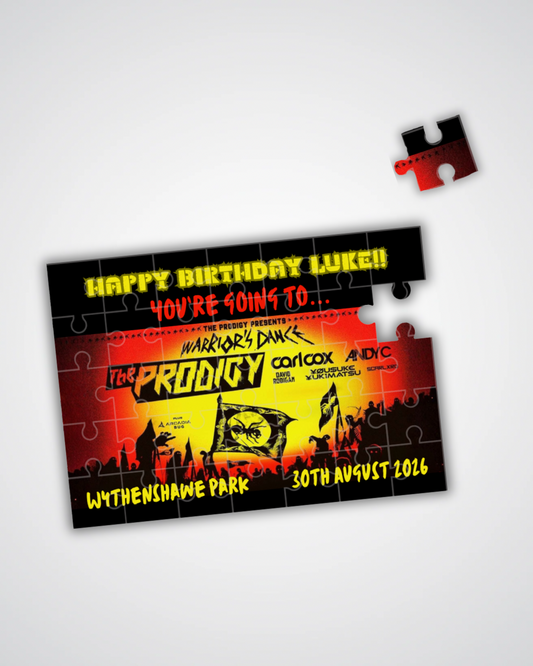 The Prodigy - Event Ticket Reveal Custom Puzzle