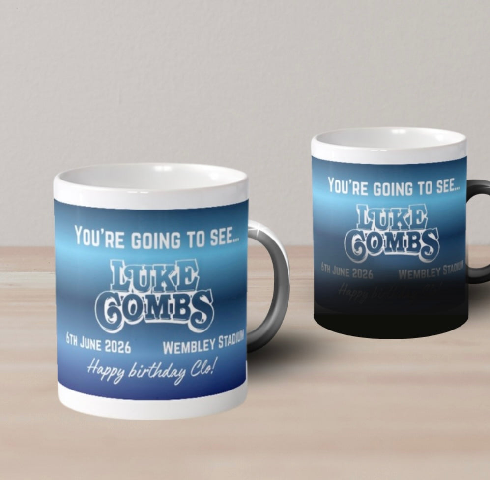 Luke Combs Ticket Reveal Magic Mug Surprise