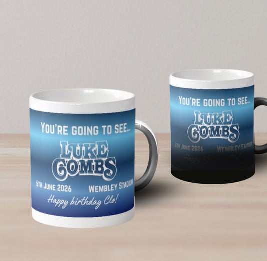 Luke Combs Ticket Reveal Magic Mug Surprise