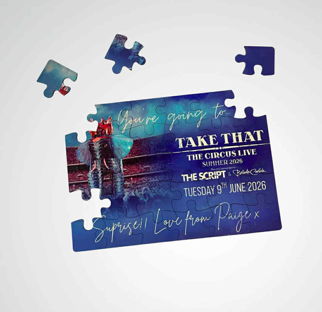 Take That Event Ticket Custom Puzzle