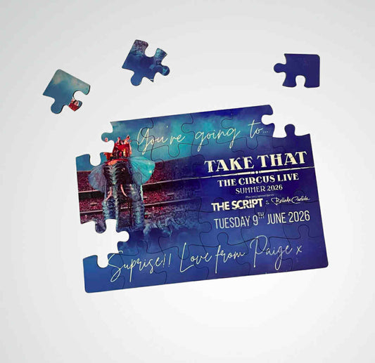 Take That Event Ticket Custom Puzzle