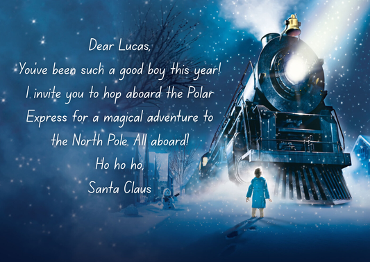 The Polar Express Christmas Surprise Gift Custom Puzzle
