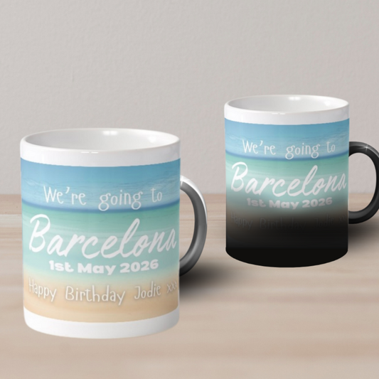 Holiday Destination Reveal Magic Mug Surprise