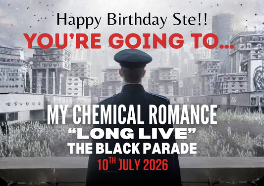 My Chemical Romance - Event Ticket Reveal Custom Puzzle