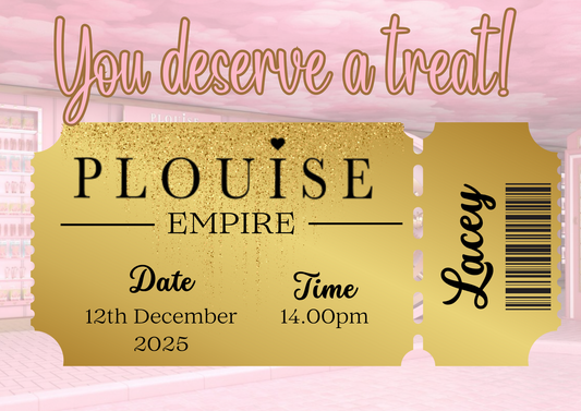 PLouise Ticket Suprise Gift Custom Puzzle
